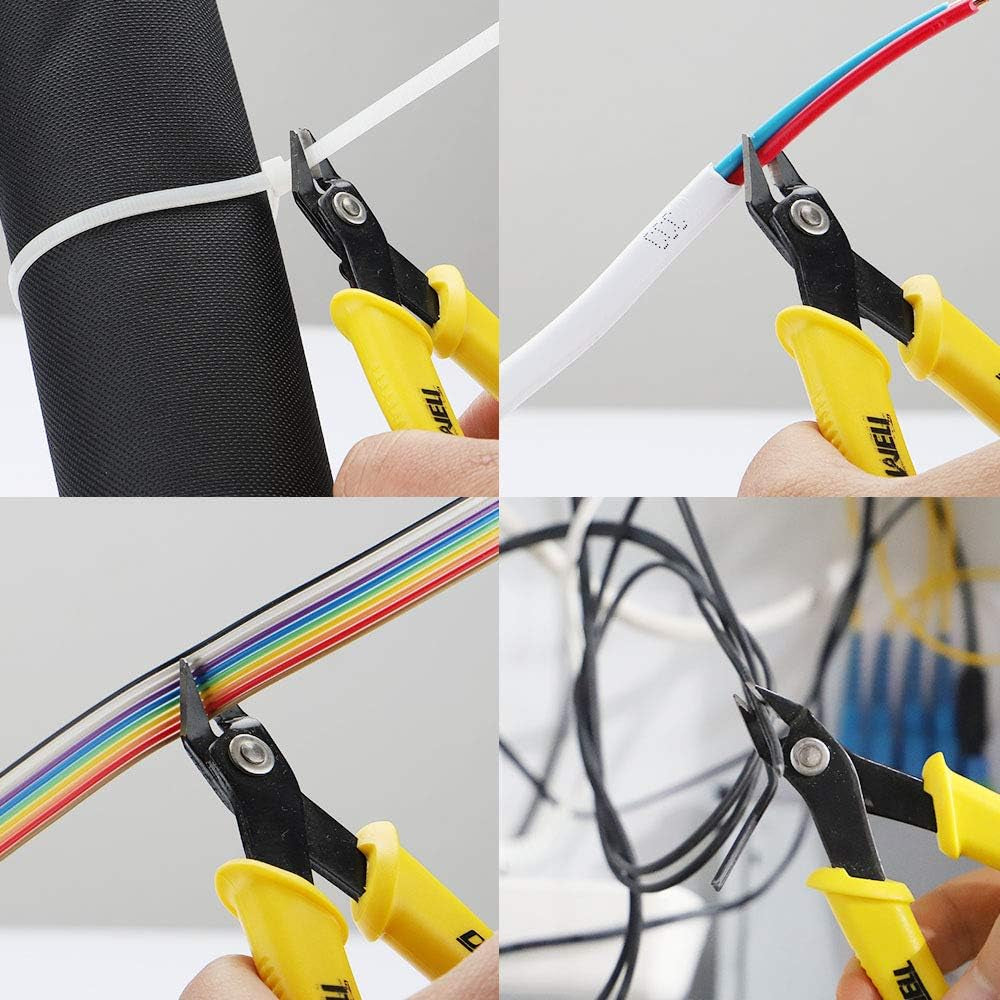 Micro Cutter Flush Cutter Soft Wire Cutters Professional Cutting Copper and Aluminum Wire Cables