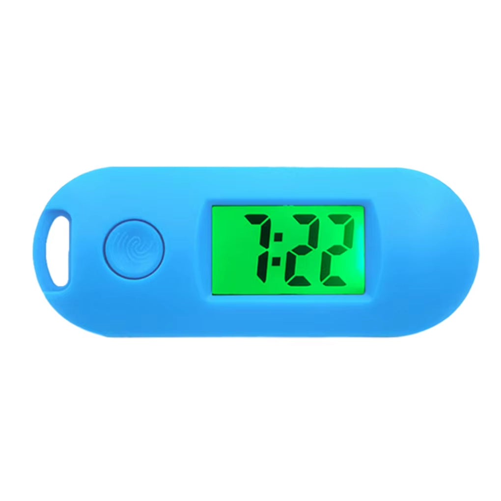 Digital Electronic Watch Keychain Luminous Function Practical Gifts Digital Electronic Pocket Watch
