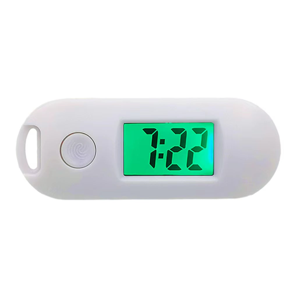 Digital Electronic Watch Keychain Luminous Function Practical Gifts Digital Electronic Pocket Watch