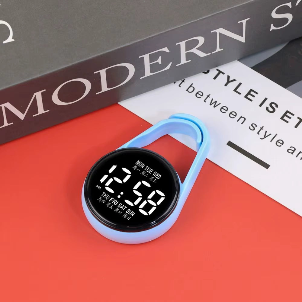 LED Electronic Hanging Watch Night Light Digital Electronic Hanging Watch Pocket Watch