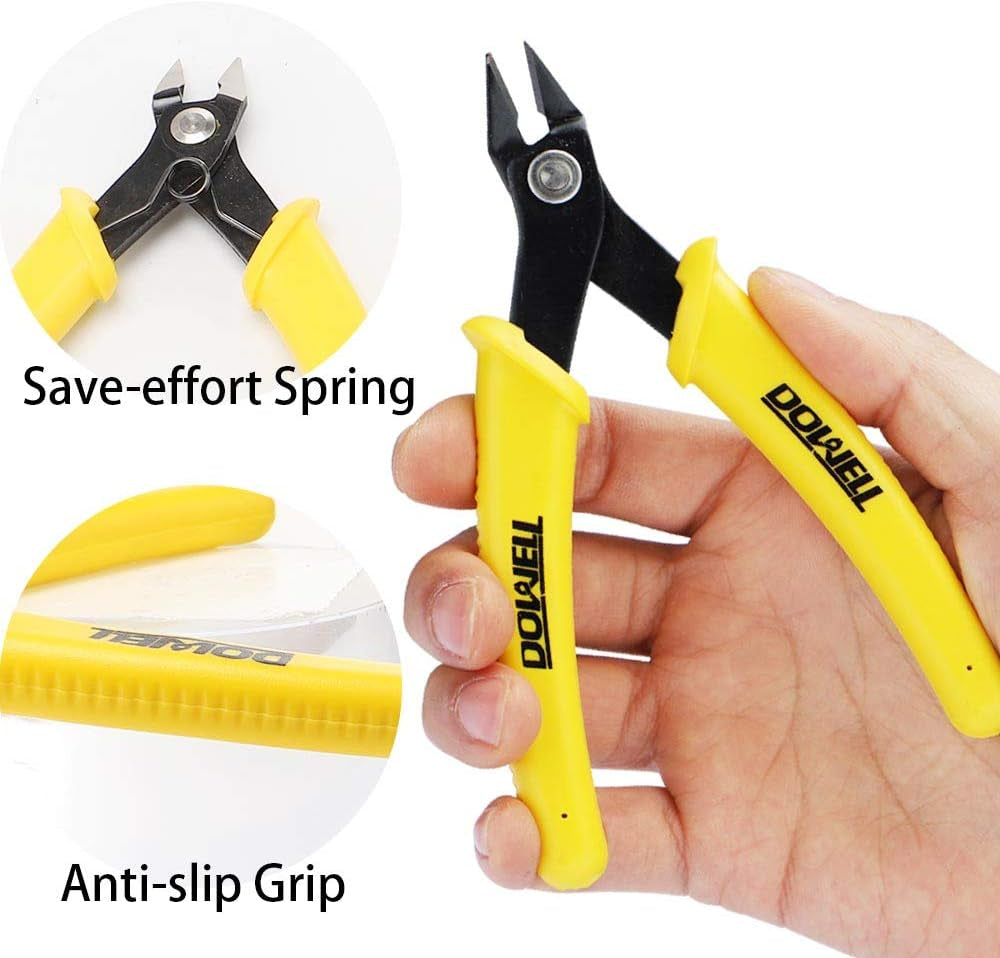 Micro Cutter Flush Cutter Soft Wire Cutters Professional Cutting Copper and Aluminum Wire Cables