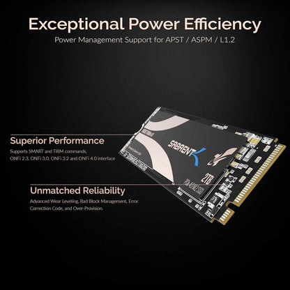 2TB Rocket Nvme Pcie 4.0 M.2 2280 Internal SSD Maximum Performance Solid State Drive (Latest Version) (Sb-Rocket-Nvme4-2Tb).